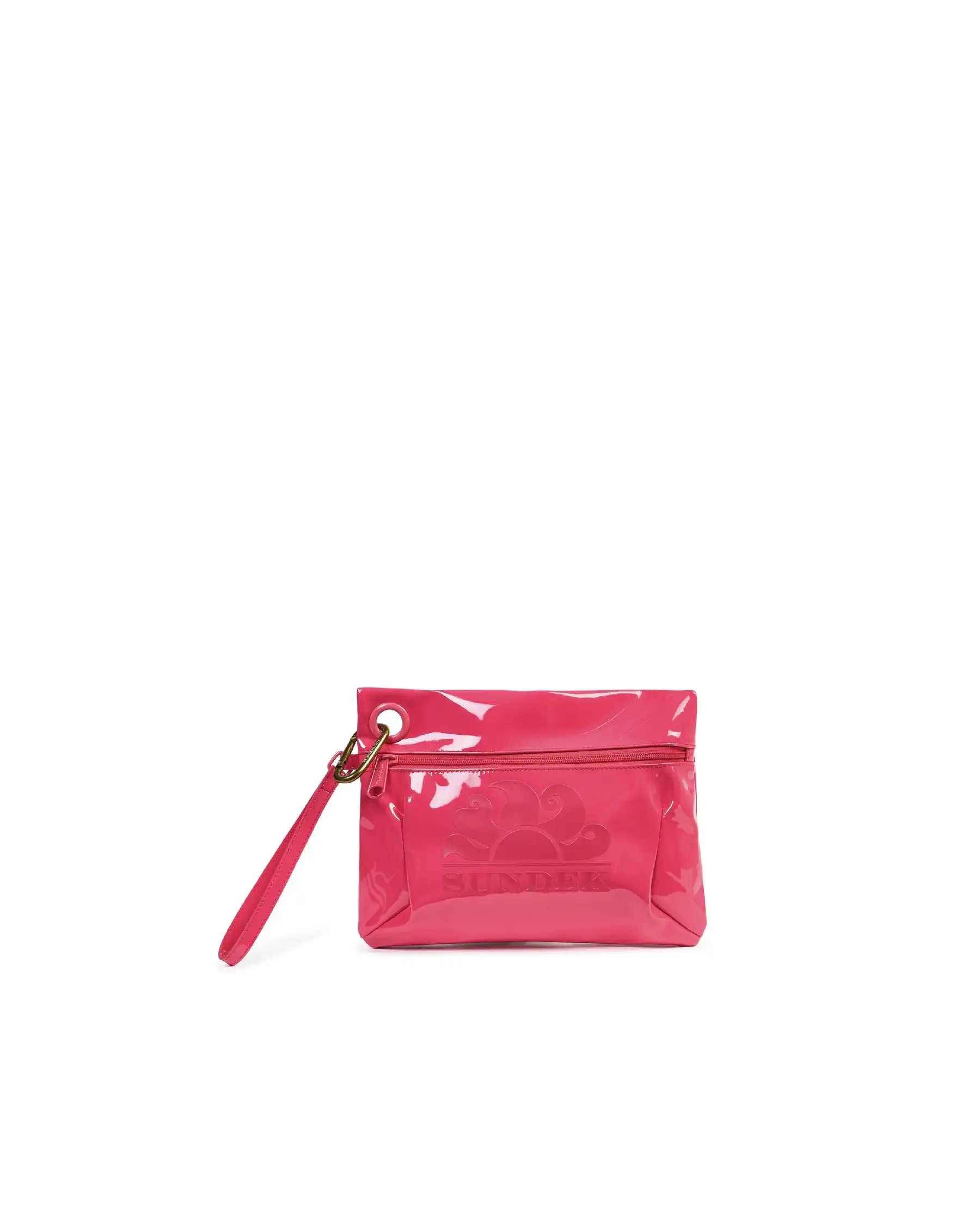SUNDEK SUNDEK POCHETTE CLUTCH FUCSIA FUCSIA