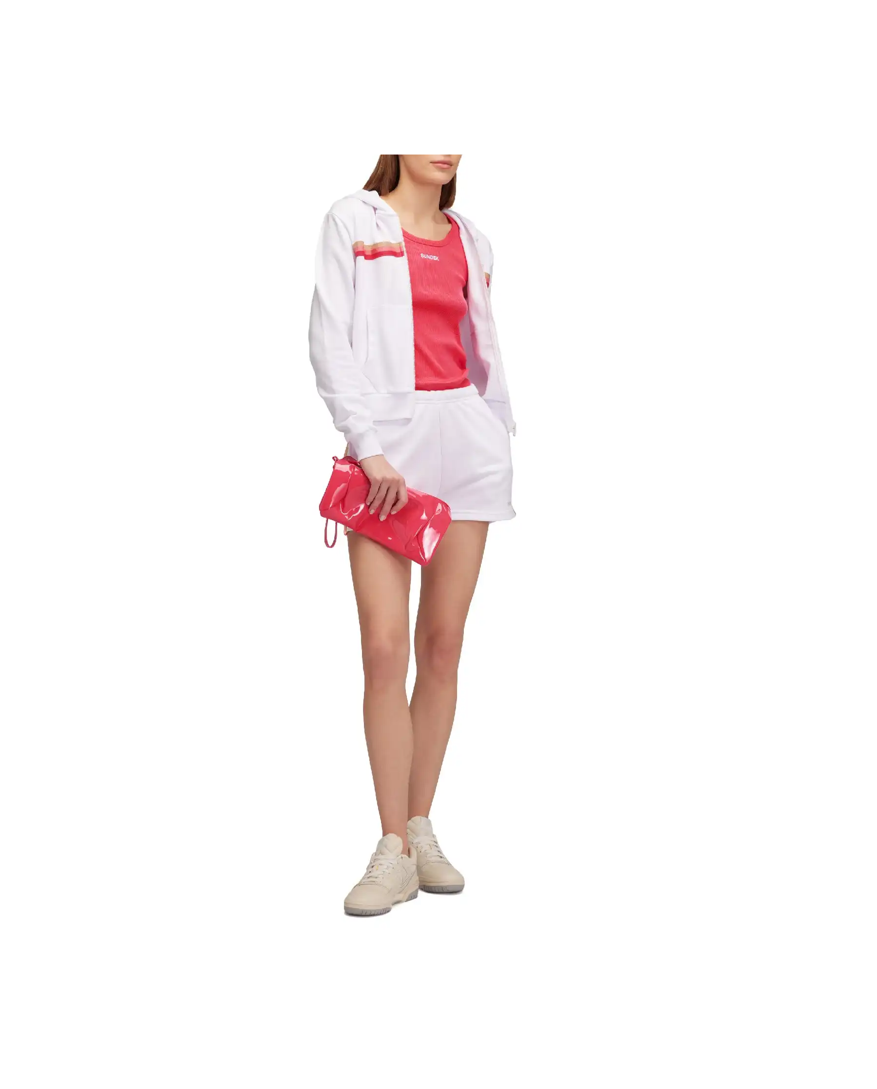 SUNDEK SUNDEK POCHETTE CLUTCH FUCSIA FUCSIA
