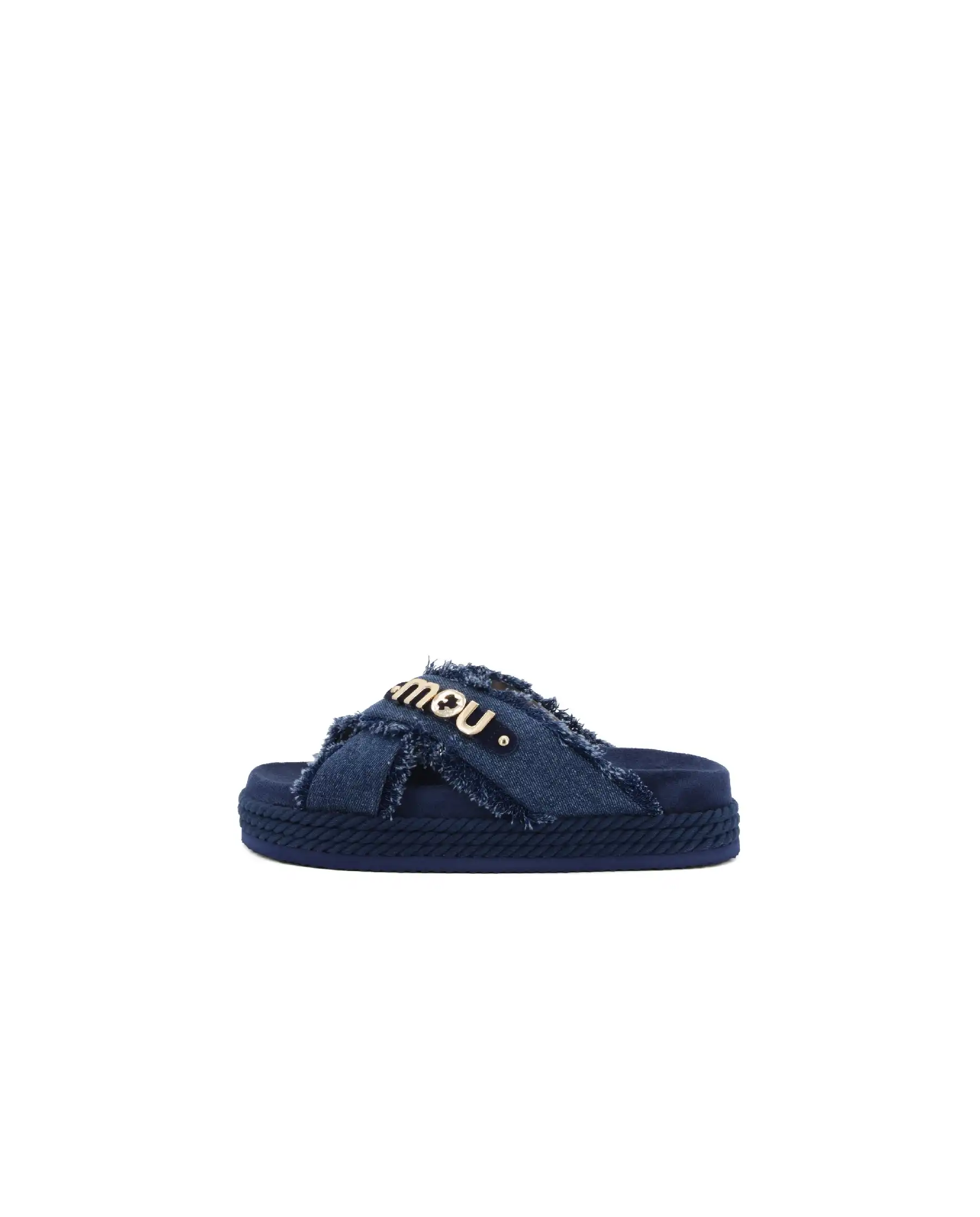 MOU MOU CIABATTINE BLU BLU