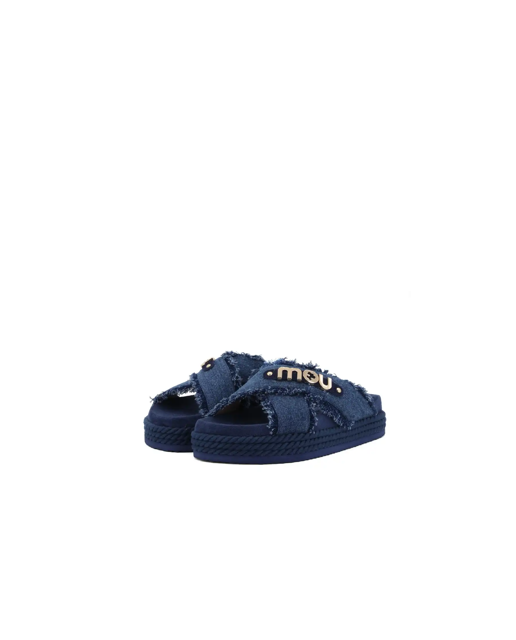 MOU MOU CIABATTINE BLU BLU