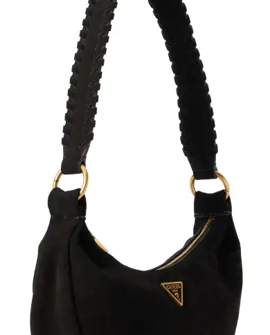 GUESS GUESS BORSA AMITA HOBO NERO NERO