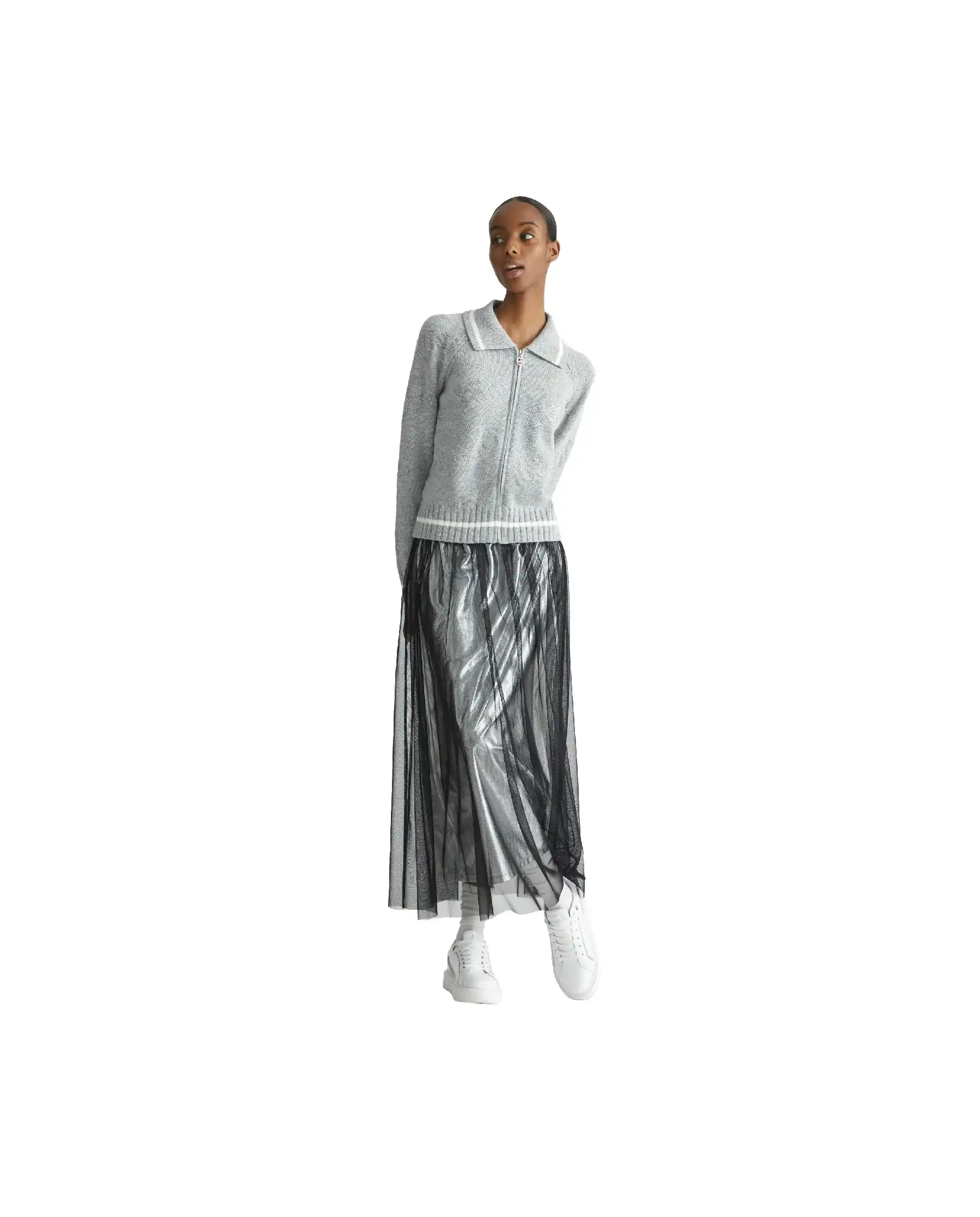 LIU JO LIU JO CARDIGAN GRIGIO GRIGIO