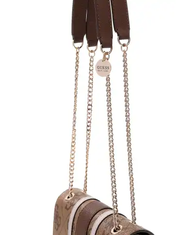 GUESS GUESS BORSA NOELLE BEIGE BEIGE