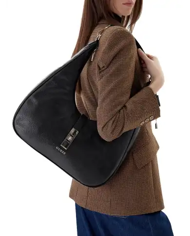 GUESS GUESS BORSA BROOKE HOBO NERO NERO